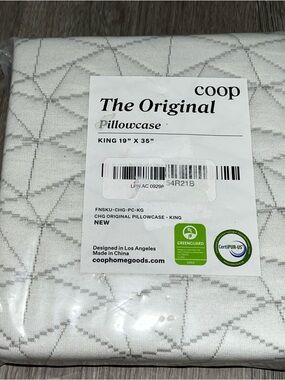 Coop the original pillowcase king size 19X35